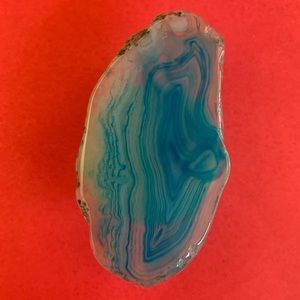 Agate stone phone stand handmade